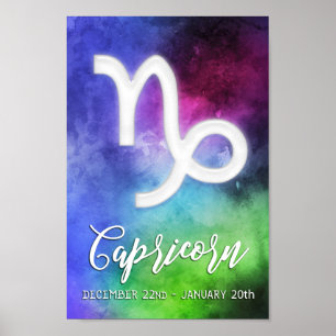 Zodiac: Capricorn Dates Poster