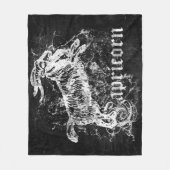 Zodiac Capricorn Fleece Deken (Voorkant)