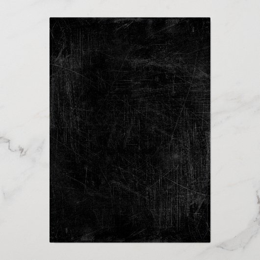  Zodiac Capricorn Folie Uitnodiging (Achterkant)