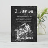 Zodiac Capricorn Kaart (Staand voorkant)