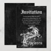 Zodiac Capricorn Kaart (Voorkant / Achterkant)