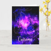 Zodiac: Capricorn Kaart (Gele Bloem)