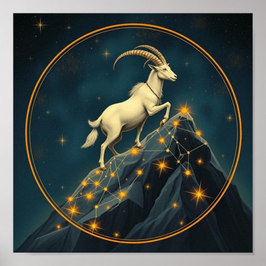 Zodiac Capricorn Poster (Voorkant)