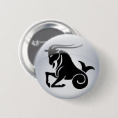 Zodiac Capricorn Ronde Button 5,7 Cm (Voorkant /achterkant)