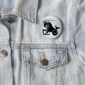 Zodiac Capricorn Ronde Button 5,7 Cm (In situ)