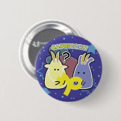 ZODIAC - CAPRICORN RONDE BUTTON 5,7 CM (Voorkant /achterkant)