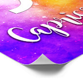 Zodiac: Capricorn Space Snoep Poster (Hoek)