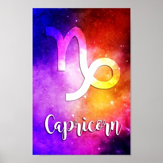 Zodiac: Capricorn Space Snoep Poster (Voorkant)