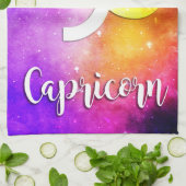 Zodiac: Capricorn Space Snoep Theedoek (Gevouwen)