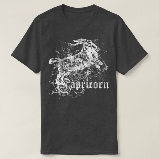 Zodiac Capricorn T-shirt (Design voorkant)