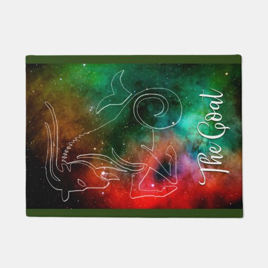 Zodiac: Capricorn "The Goat" Deurmat (Voorkant)