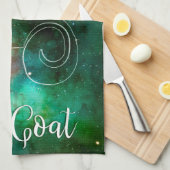 Zodiac: Capricorn "The Goat" Theedoek (Quarter Fold)