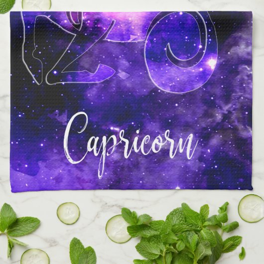 Zodiac: Capricorn Theedoek (Gevouwen)