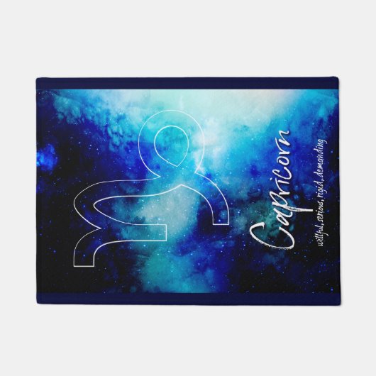 Zodiac: Capricorn Traits Deurmat (Voorkant)