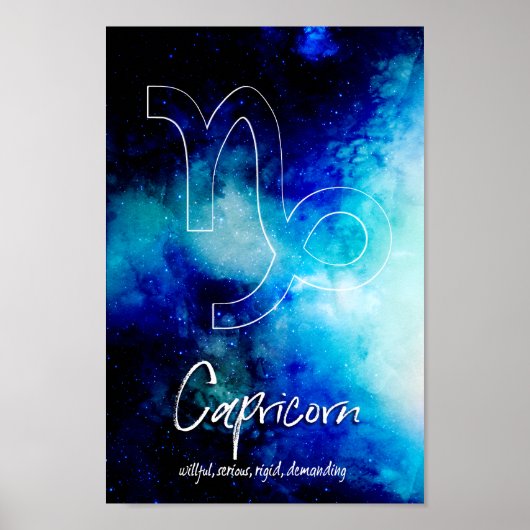 Zodiac: Capricorn Traits Poster (Voorkant)