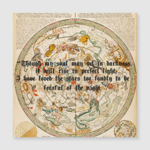 Zodiac Celestial map Astrology Stars Quote Art