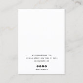 Zodiac Celestial Star Earring Sieraden Display Visitekaartje (Achterkant)