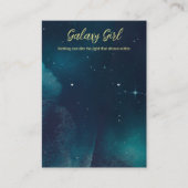 Zodiac Celestial Star Earring Sieraden Display Visitekaartje (Voorkant)