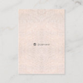 Zodiac Celestial Stars Oorbel Ketting Visitekaartje (Achterkant)