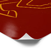 Zodiac Chinese New Year 2026 Horse Perfect Poster (Hoek)