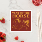 Zodiac Chinese New Year 2026 Horse Servet (Insitu)