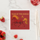 Zodiac Chinese New Year 2026 Yang Fire Horse Servet (Insitu)