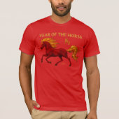 Zodiac Chinese New Year 2026 Yang Fire Horse T-shirt (Voorkant)