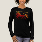 Zodiac Chinese New Year 2026 Yang Fire Horse Tri-Blend Shirt (Voorkant)