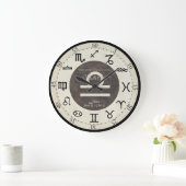 Zodiac Clock - Libra Grote Klok (Huis)