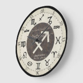 Zodiac Clock - Sagittarius Grote Klok (Hoek)