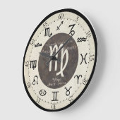 Zodiac Clock - Virgo Grote Klok (Hoek)