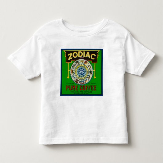 Zodiac Coffee LabelNew Orleans, LA Kinder Shirts (Voorkant)