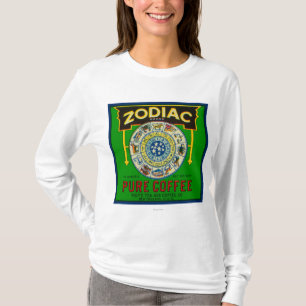 Zodiac Coffee LabelNew Orleans, LA T-shirt