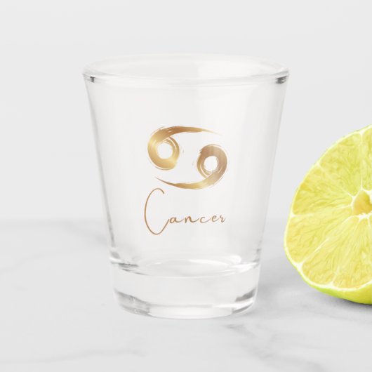 Zodiac Collectie - Kanker Shot Glas (Voorkant)