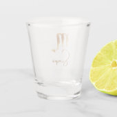 Zodiac Collectie - Schorpioen Shot Glas (Achterkant)