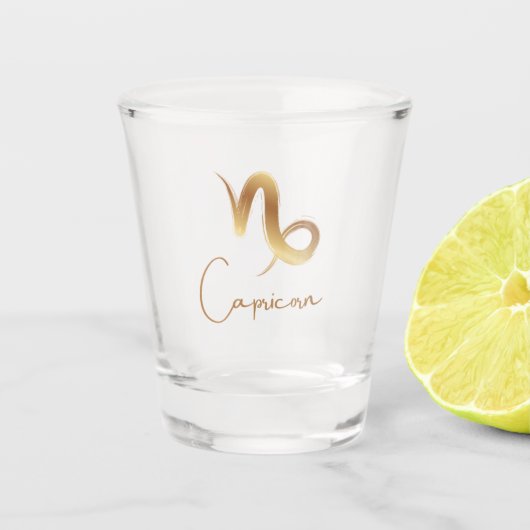 Zodiac Collectie - Steenbok Shot Glas (Voorkant)