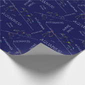Zodiac Constellation Aquarius Cadeaupapier (Hoek)