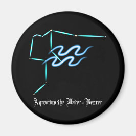 Zodiac Constellation Aquarius Magnet