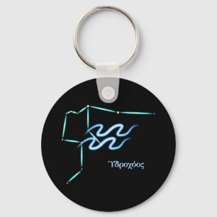 Zodiac Constellation Aquarius Sleutelhanger