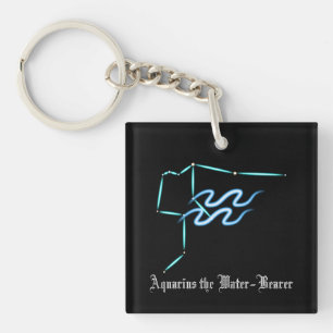 Zodiac Constellation Aquarius Sleutelhanger