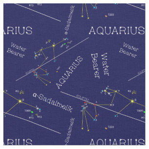 Zodiac Constellation Aquarius Stof