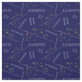 Zodiac Constellation Aquarius Stof (Swatch)