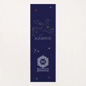Zodiac Constellation Aquarius Yogamat (Voorkant)