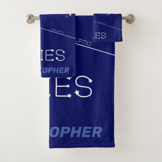 Zodiac Constellation Aries Bad Handdoek (Insitu)