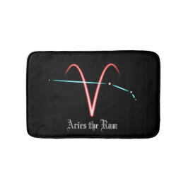 Zodiac Constellation Aries Bath Mat
