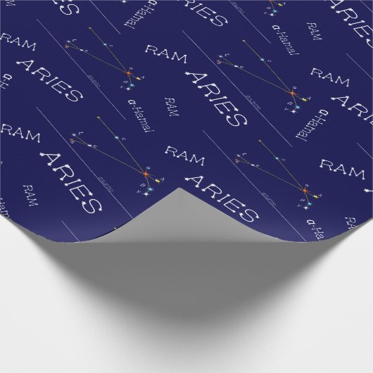 Zodiac Constellation Aries Cadeaupapier (Hoek)