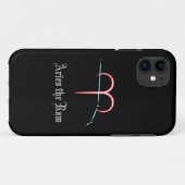 Zodiac Constellation Aries Hoesje-Mate iPhone Case (Achterkant (horizontaal))