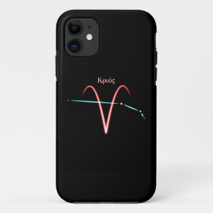 Zodiac Constellation Aries Hoesje-Mate iPhone Case