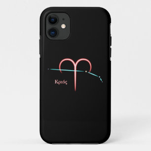 Zodiac Constellation Aries Hoesje-Mate iPhone Case