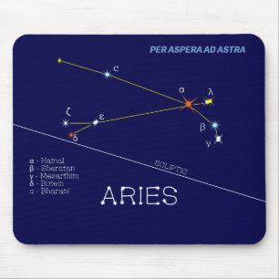 Zodiac Constellation Aries Muismat